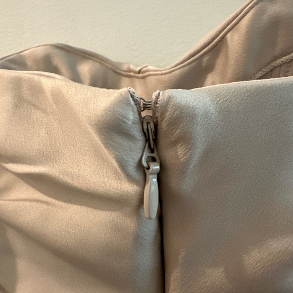 House of CB Jasmine Strapless Satin Corset Dress in Cream Color - Picture 4 of 4